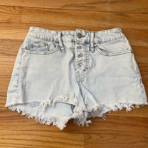 Wild Fable light wash jean shorts size 00